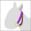 シンプル手綱(紫)