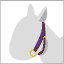シンプル手綱(本紫)