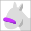 シンプルシャドーロール(紫)