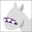 ハートシャドーロール(本紫)