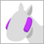 シンプルチーク(紫)
