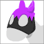 鋸歯形メンコ(黒・紫)