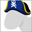 海賊帽子(青)