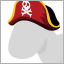 海賊帽子(赤)