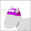 水泳帽(紫)